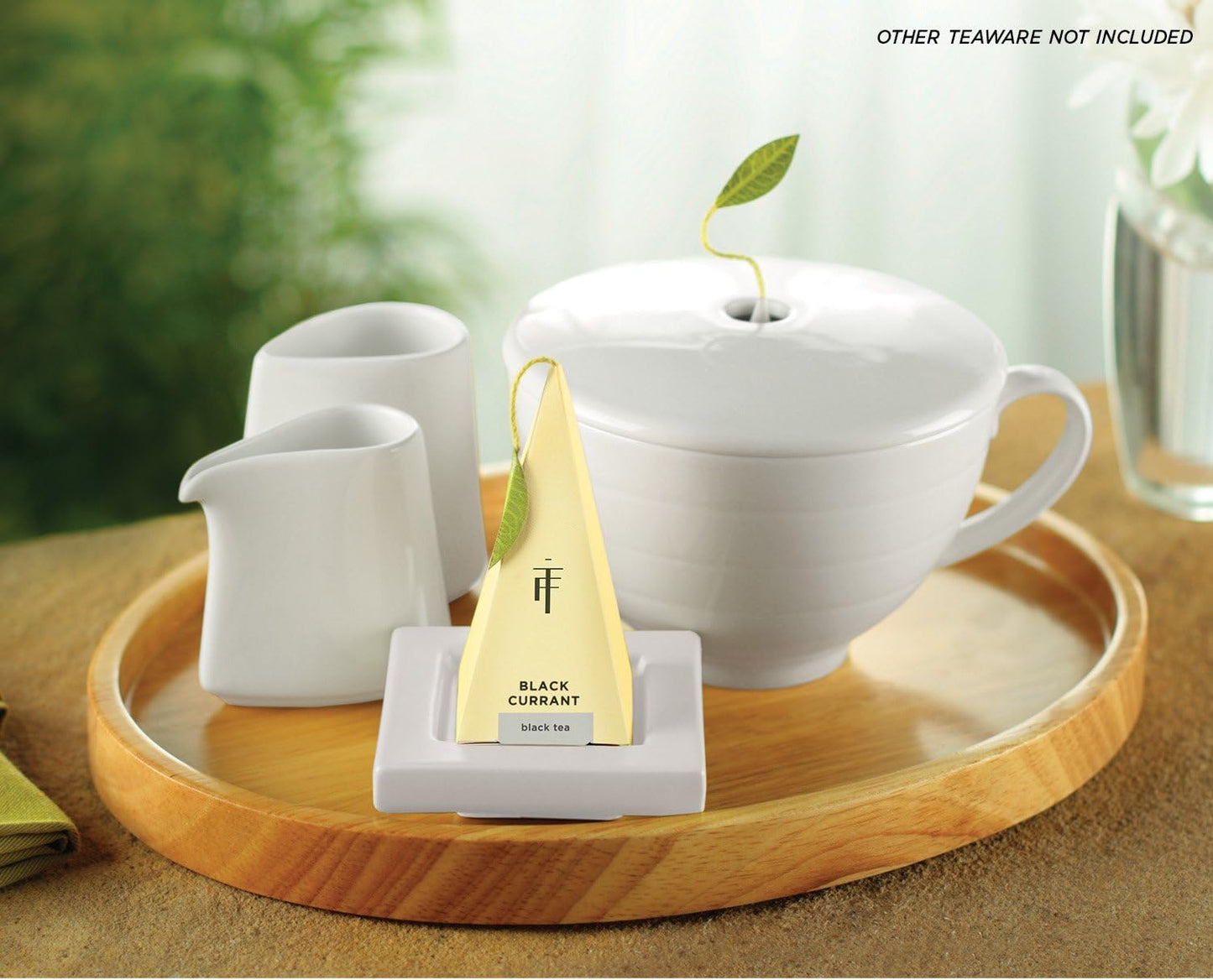 TEA FORTE OVAL TRAY BAMBOO (ONLY)