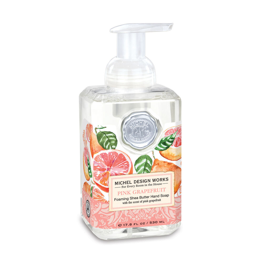 MICHEL DEESIGN WORKS PINK GRAPEFRUIT FOAMING HAND SOAP