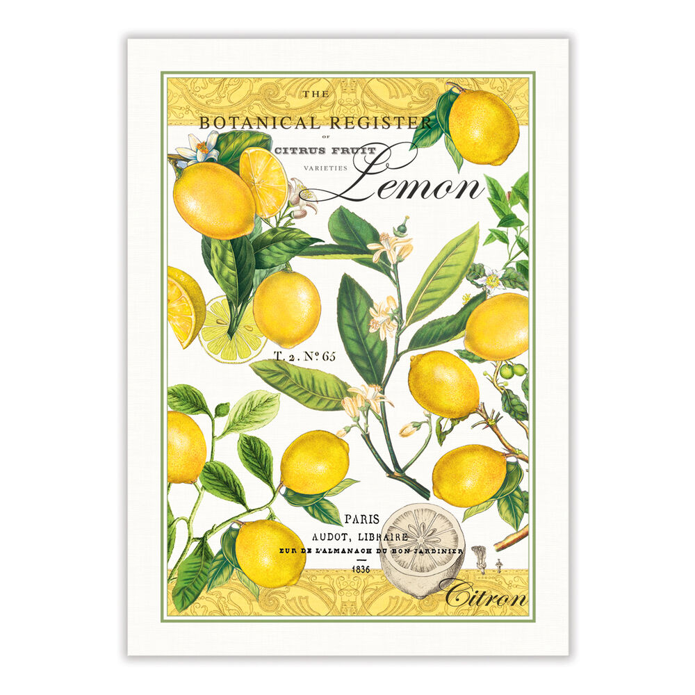 MICHEL DESIGN LEMON BASIL TOWEL