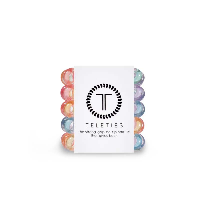 TELETIES HAIR TIES RAINBOW ROW TINY