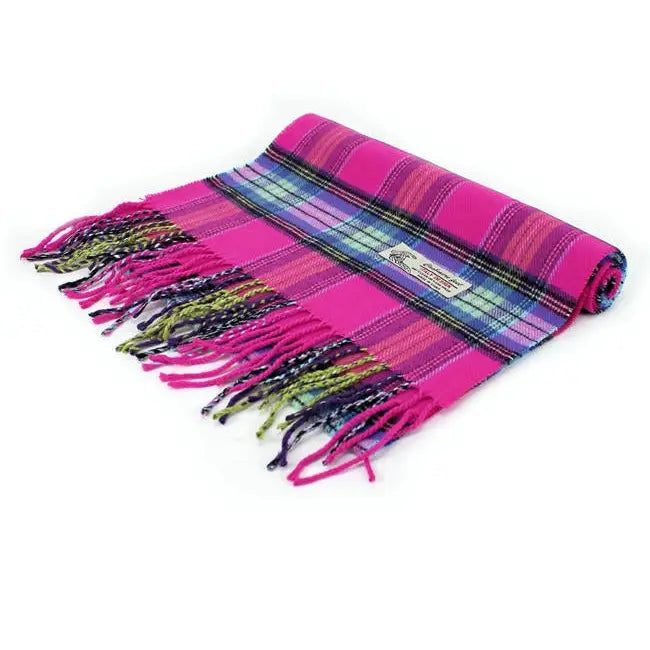 Plaid Cashmere feel scarfs