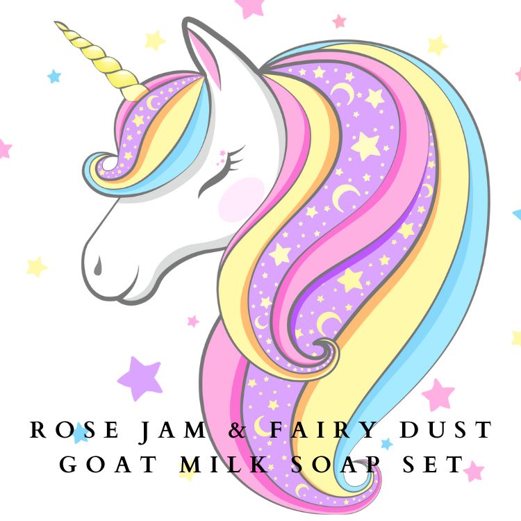 ROSE JAM & FAIRY DUST BABY BUTTER MILK SOAP SET