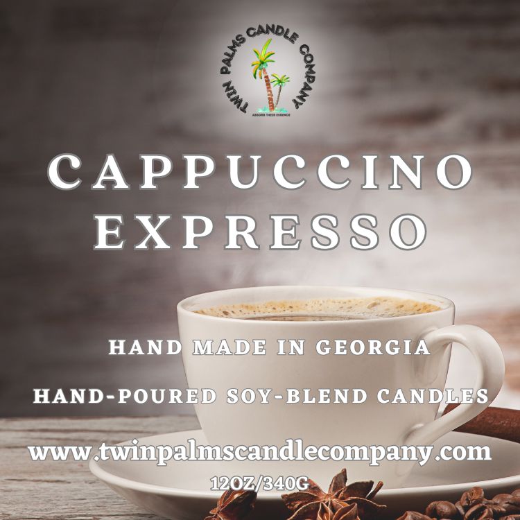 CAPPUCCINO ESPRESSO COFFEE WHITE JAR