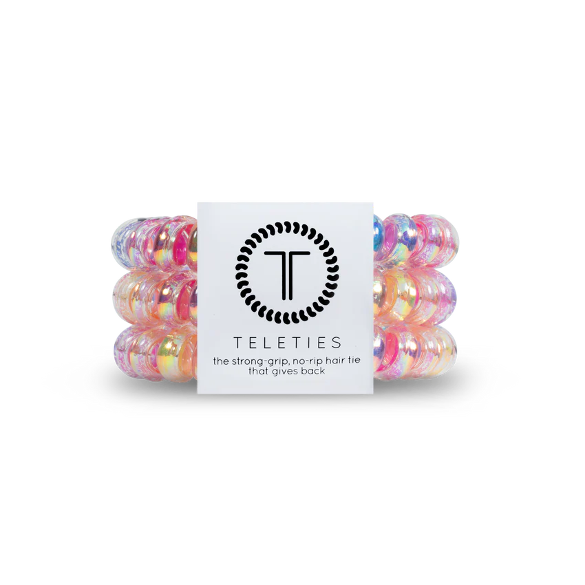 TELETIES HAIR TIES EAT GLITER FOR BREAKFAST LARGE