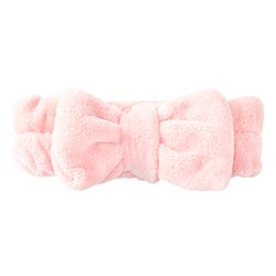 Bella Spa Plush Bow Pink