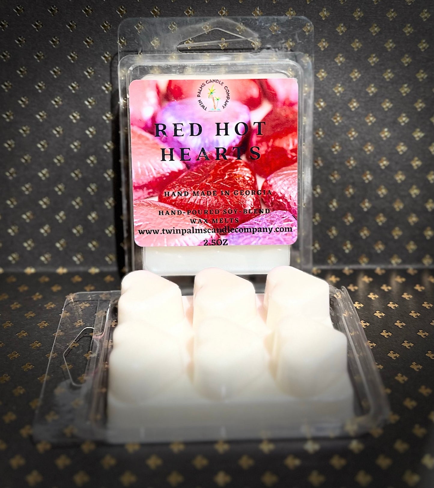 RED HOT HEARTS WAX MELTS