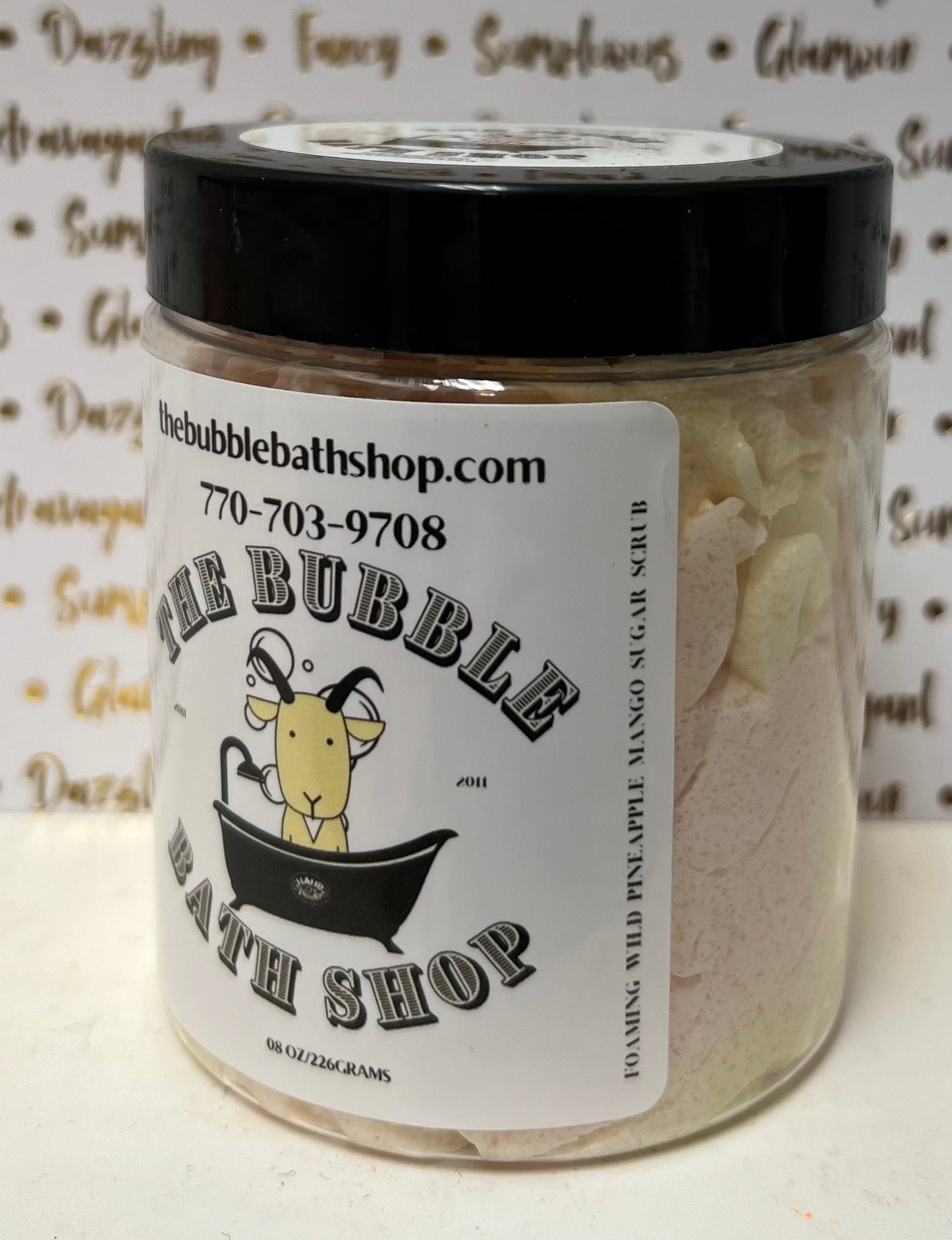 PINEAPPLE WILD MANGO FOAMING SURGAR SCRUB