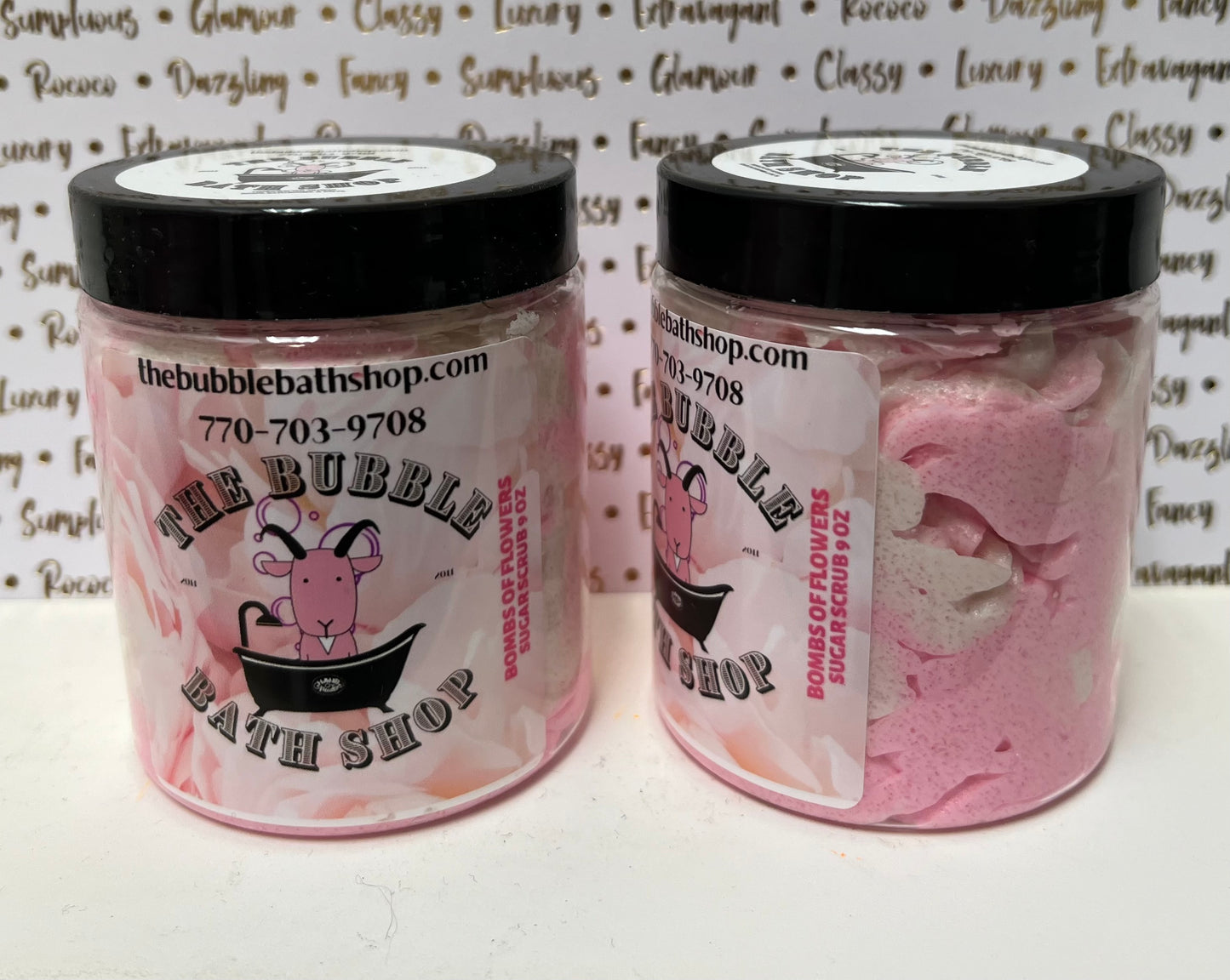 BOMBS OF FLOWERS FOAMING SGUAR SCRUB