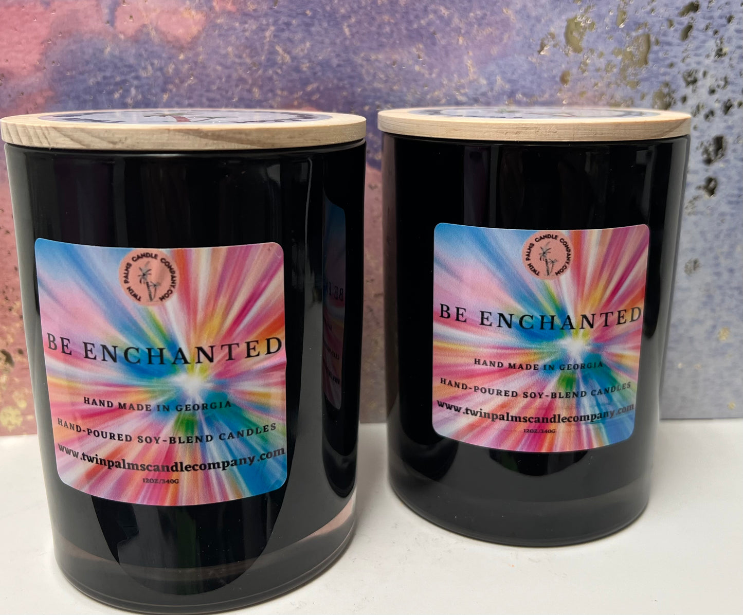 BE ENCHANTED CANDLE BLK 12OZ
