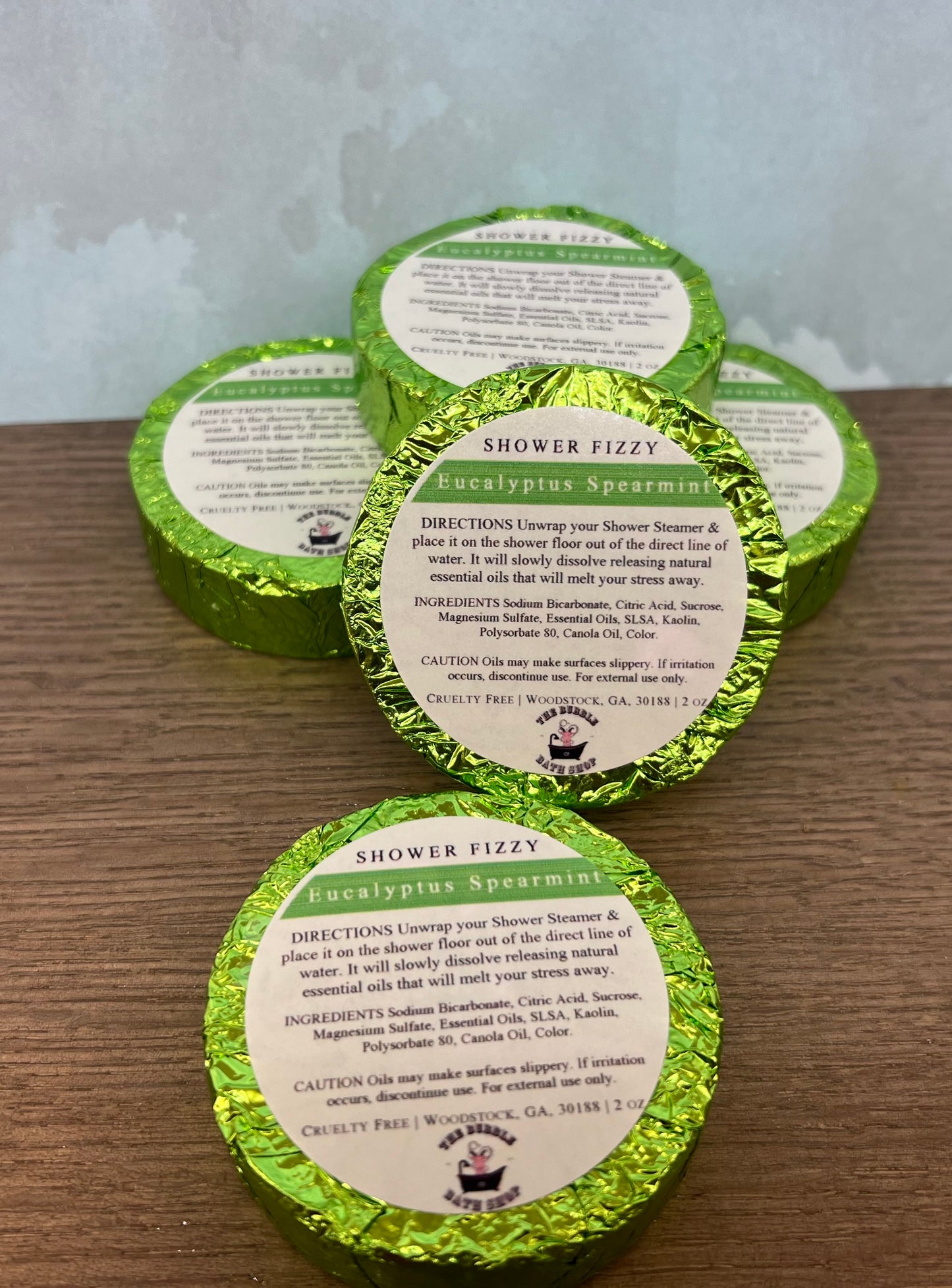 SHOWER STEAMERS EUCALYPTUS SPEARMINT SET OF 4