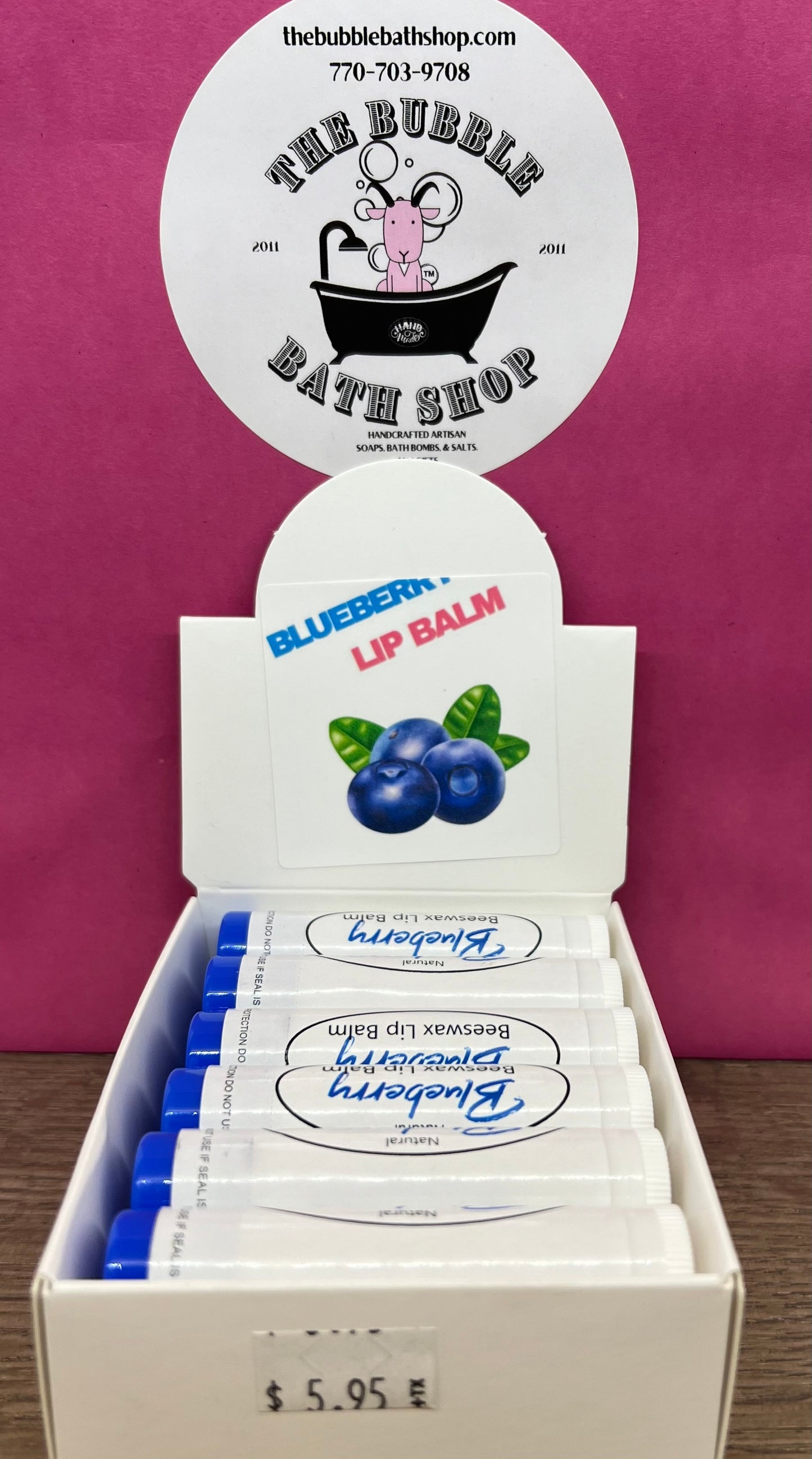 BEESWAX LIP BALM BLUEBERRY