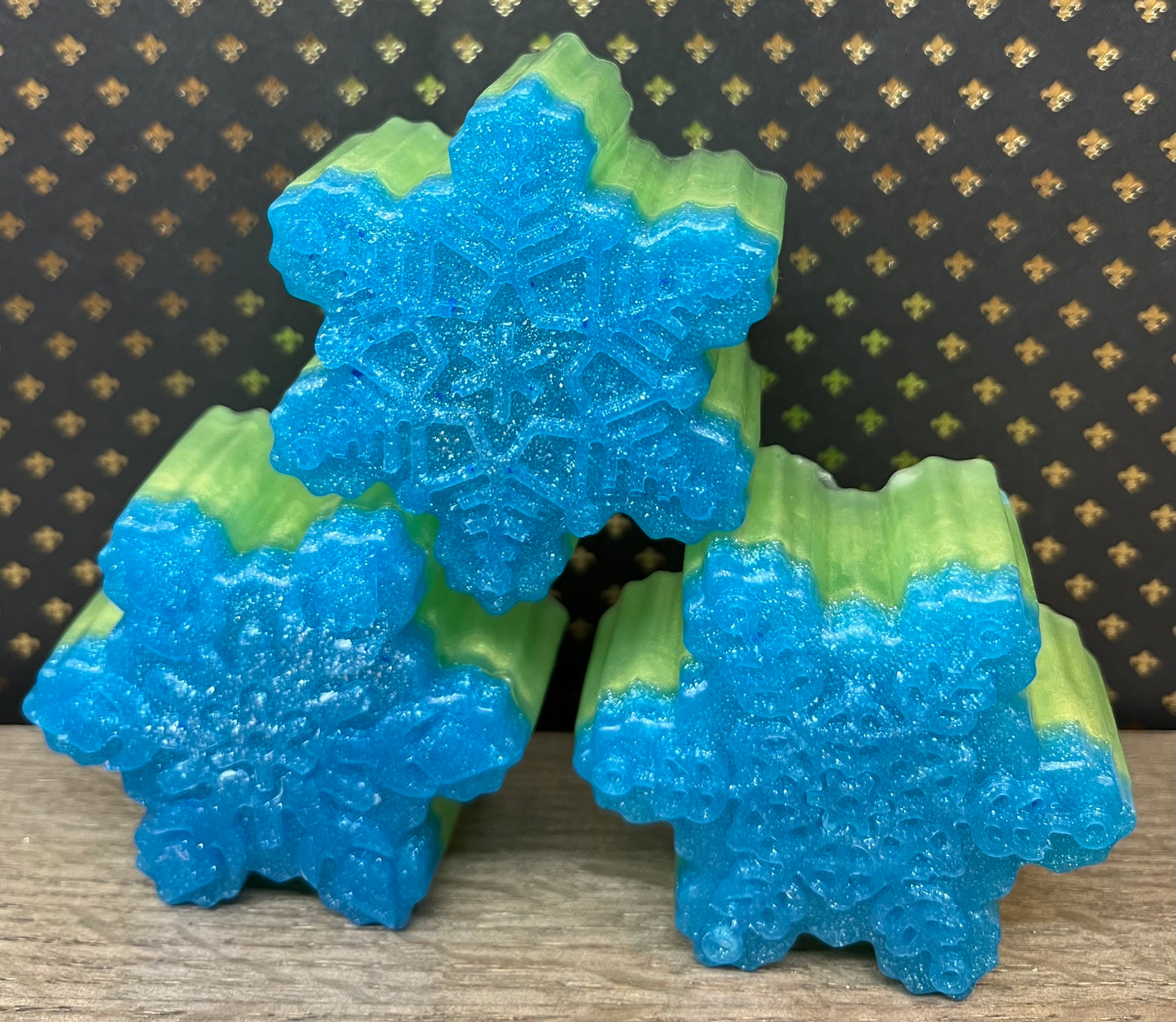EUCLPTUS SPEARMINT SNOWFLAKE SOAP GIFT SET OF 3