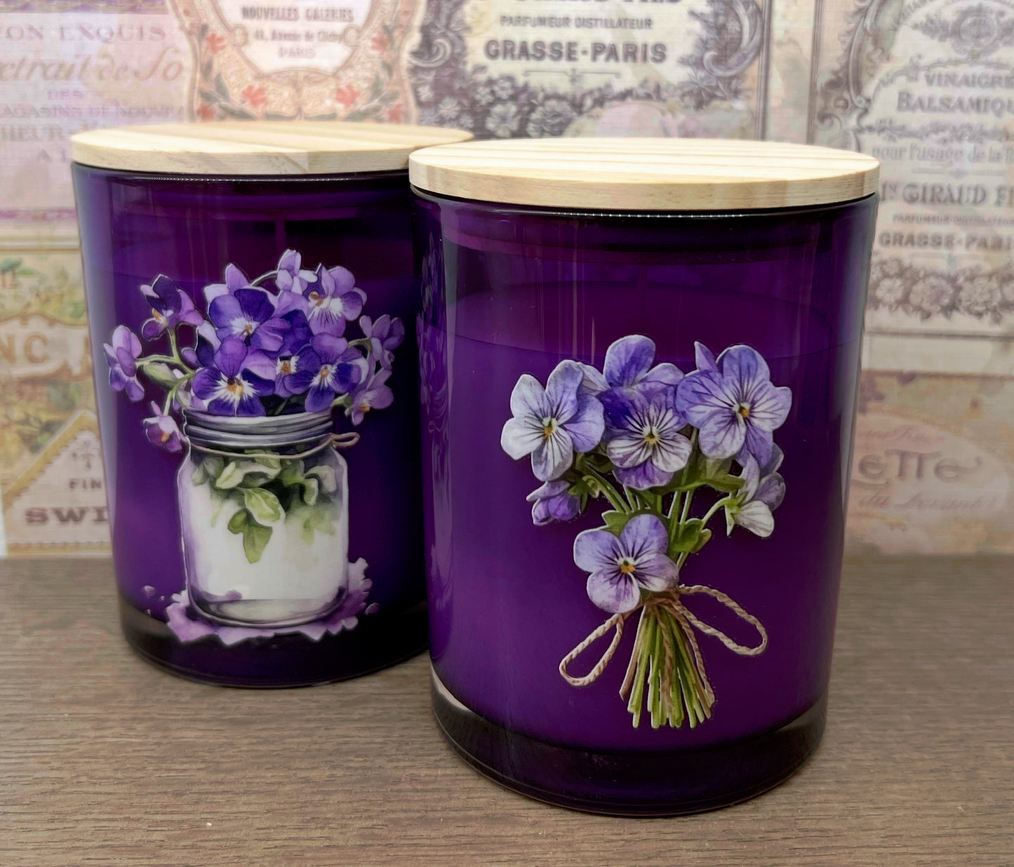 PURPLE JAR LAVENDAR FLOWER