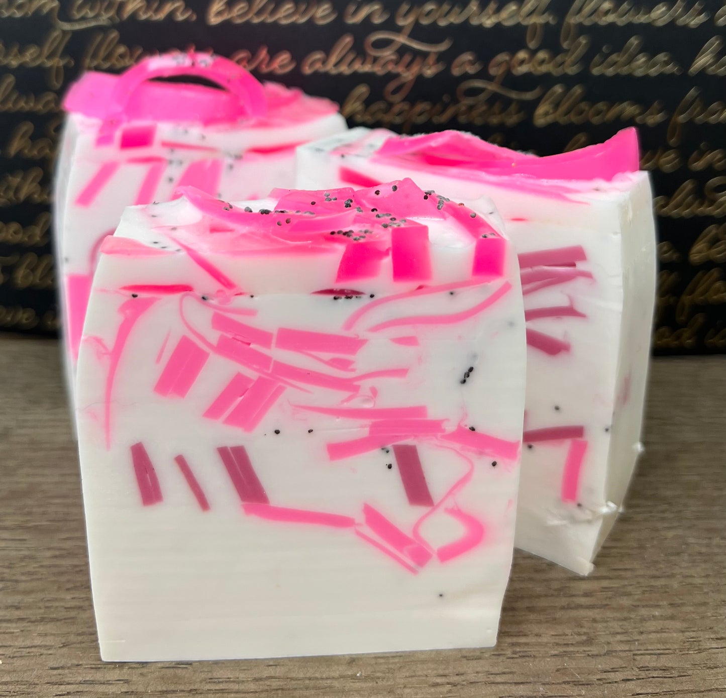 Strawberry Goat Milk & Poppy Soap