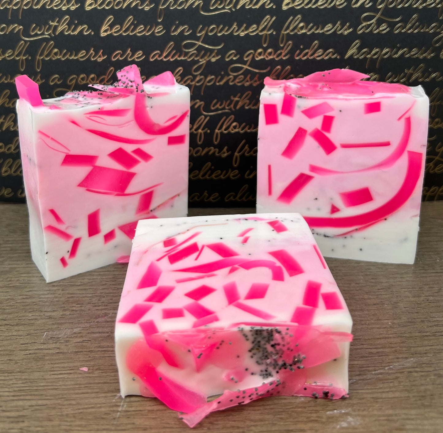 Strawberry Goat Milk & Poppy Soap
