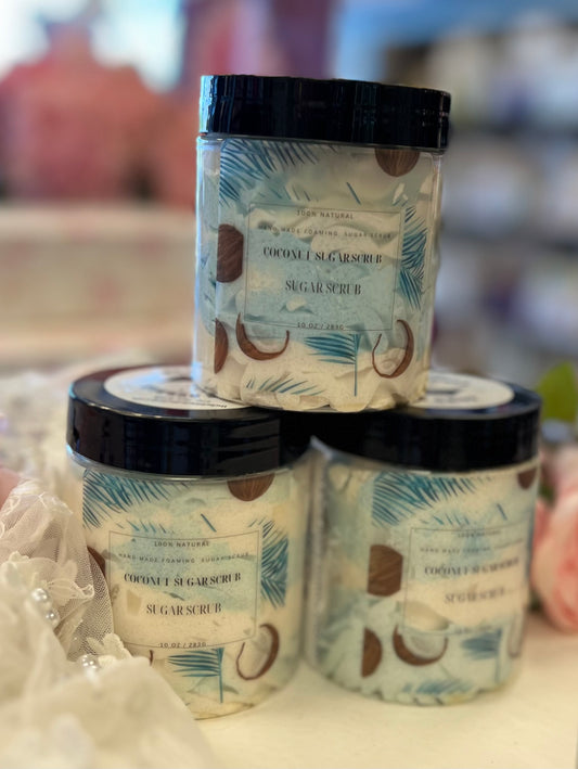 COCONUT FOAMING SUGAR SCRUB 9OZ