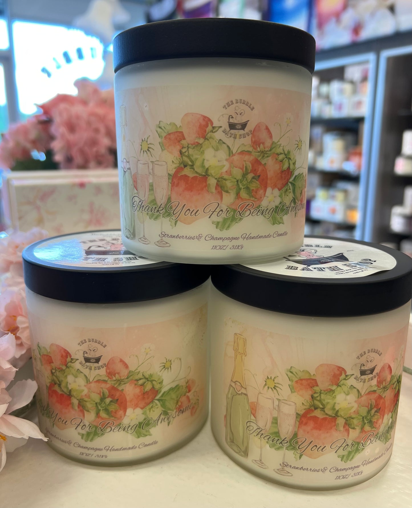 Strawberries & Champagne Candle