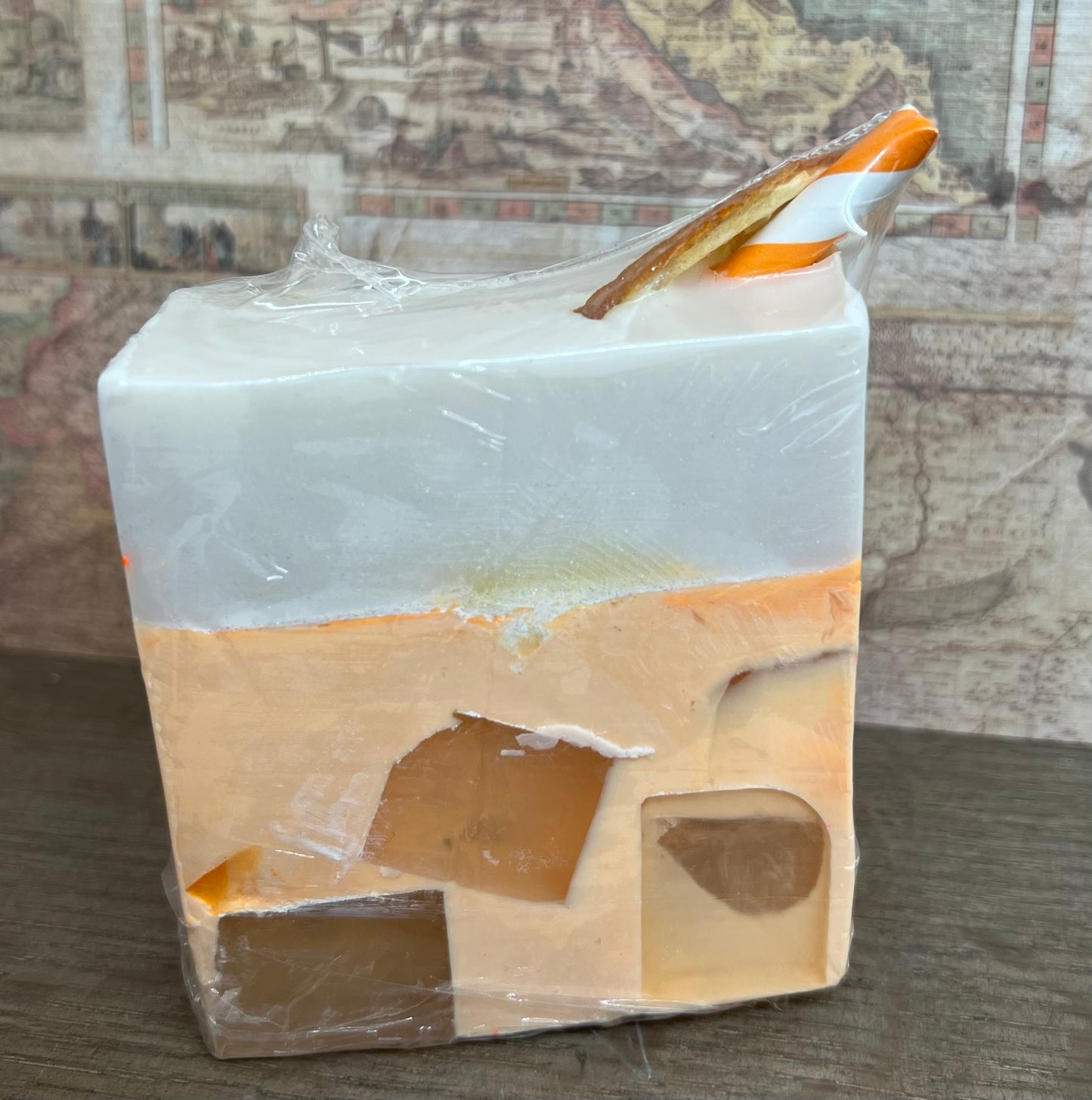 ORANGE CREAM LATTE GOAT MILK SOAP