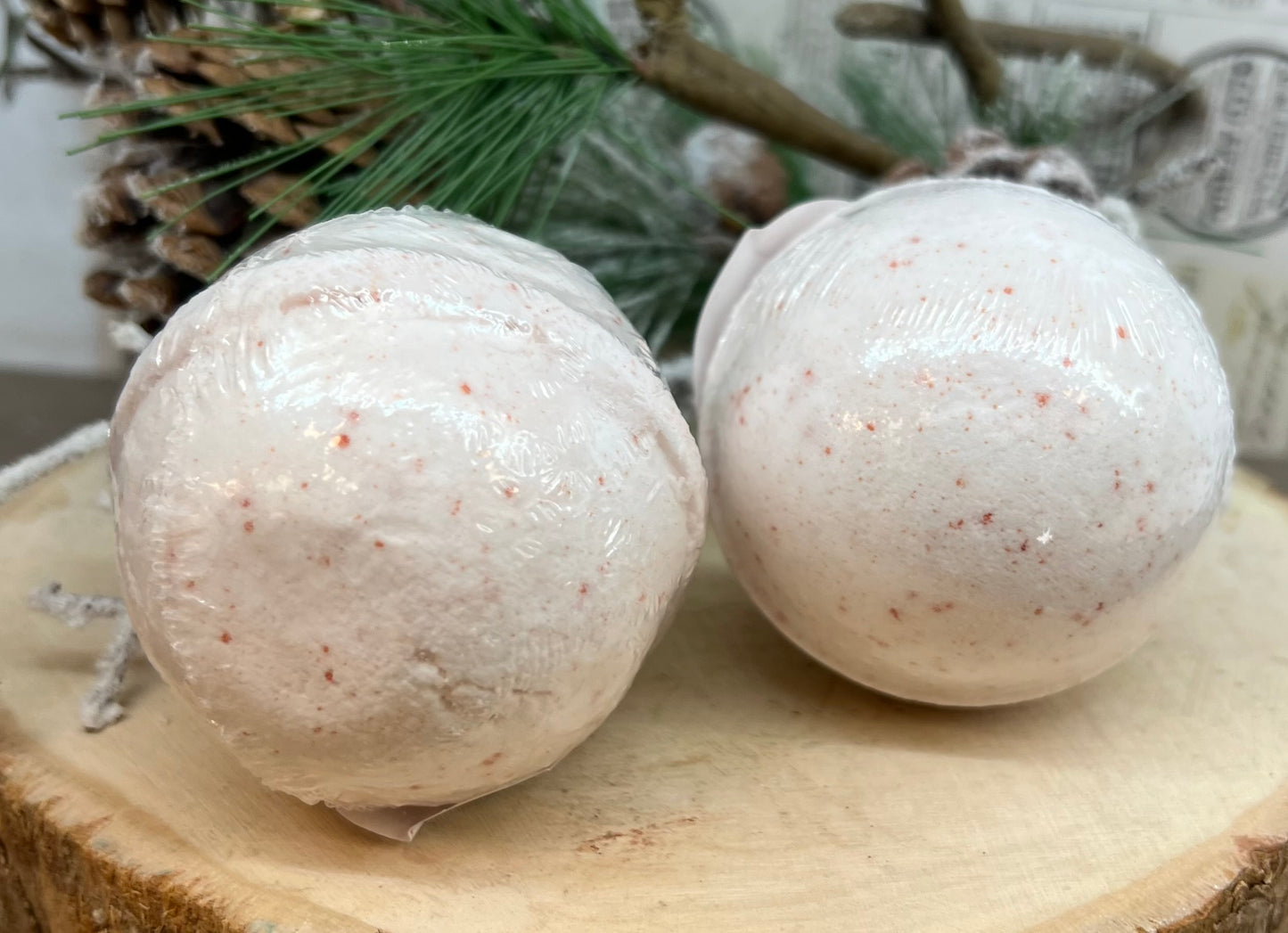 CANDY CANE BATH BOMBS