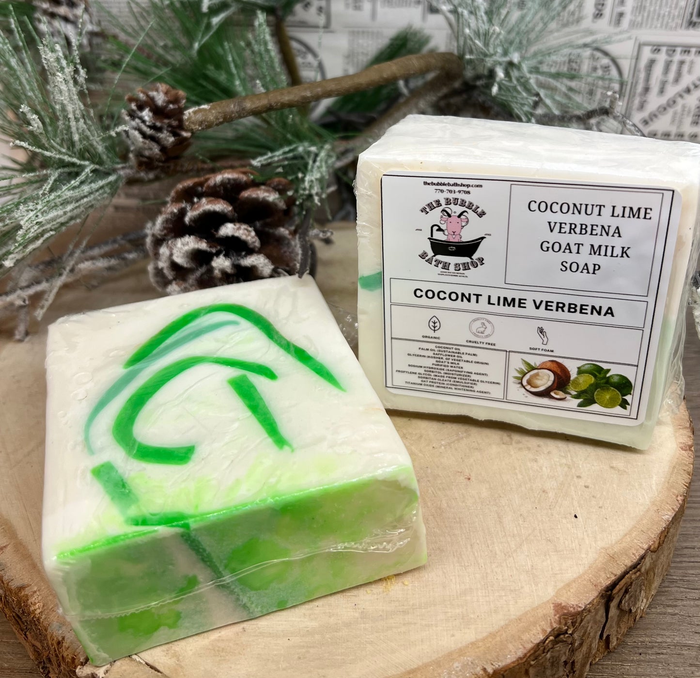 COCONUT LIME VERBENA COCONUT SOAP