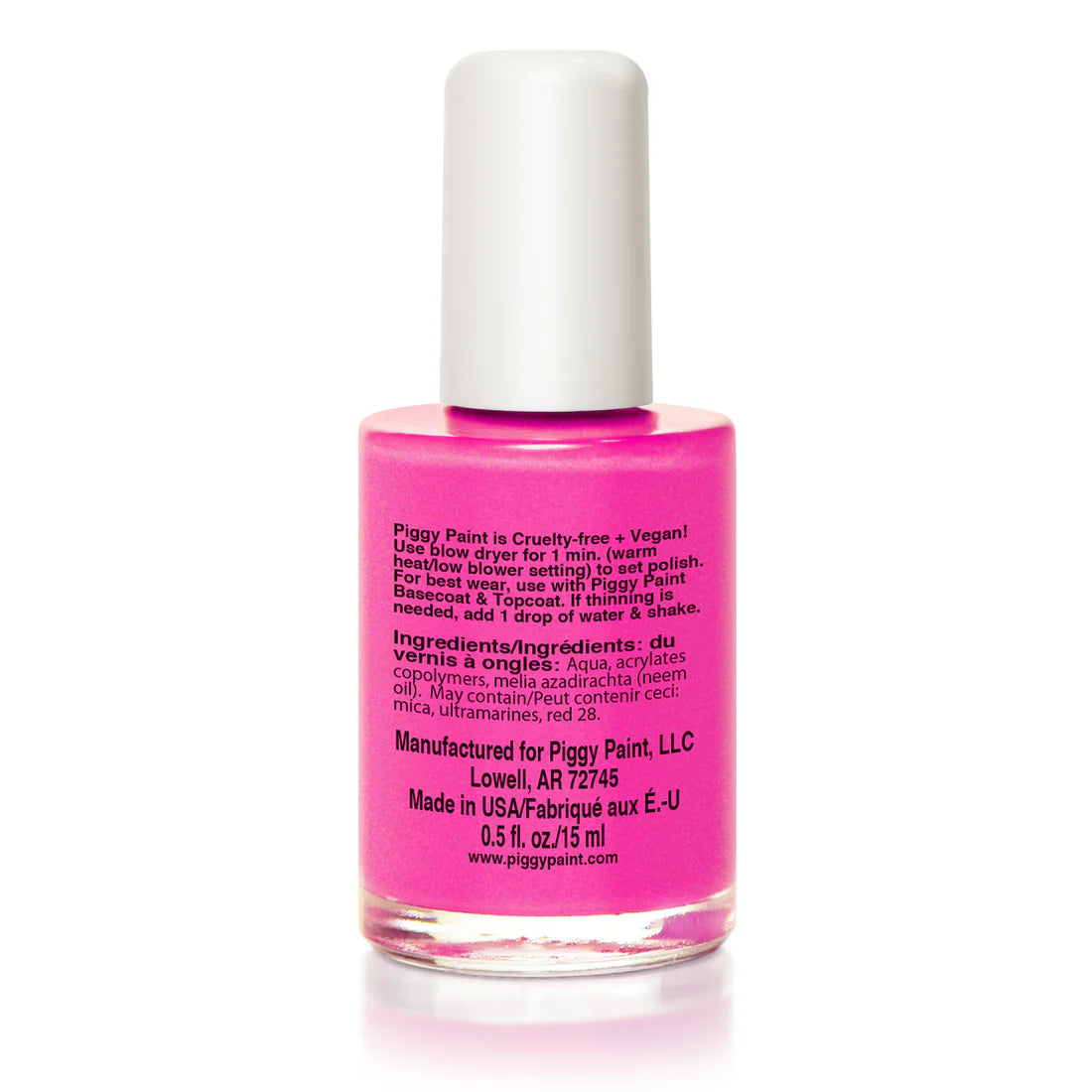 PIGGY PAINT NAIL POLISH LOL AKA NEON MAGENTA
