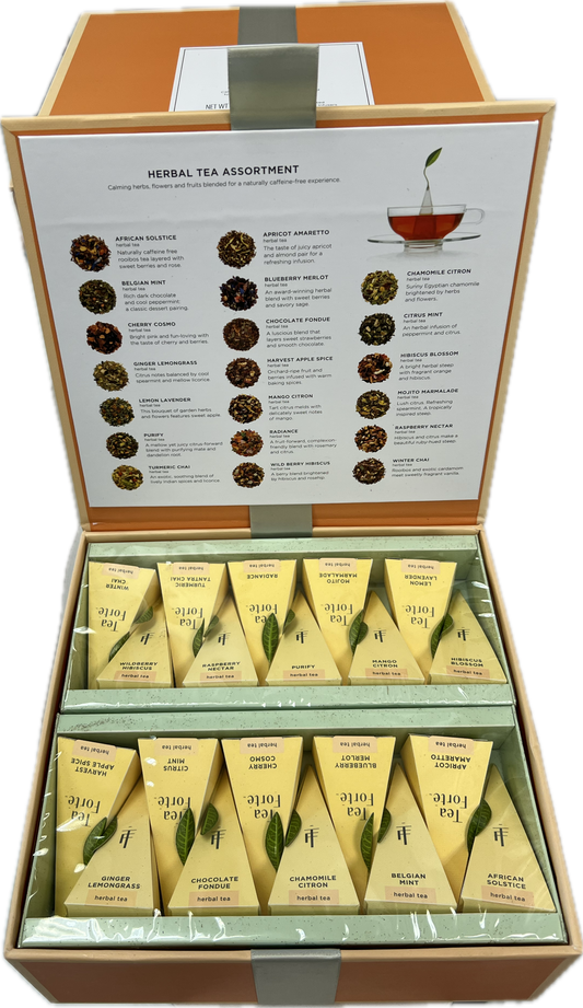TEA FORTE TEA CHEST HERBAL ASSORTMENT