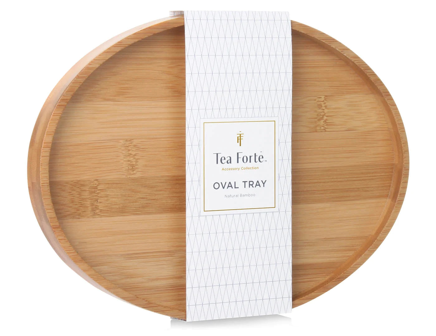 TEA FORTE OVAL TRAY BAMBOO (ONLY)