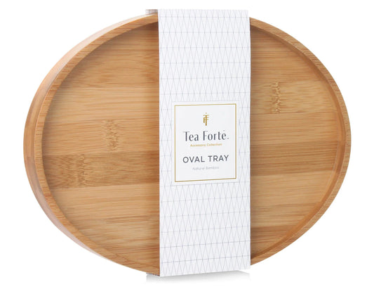 TEA FORTE OVAL TRAY BAMBOO (ONLY)