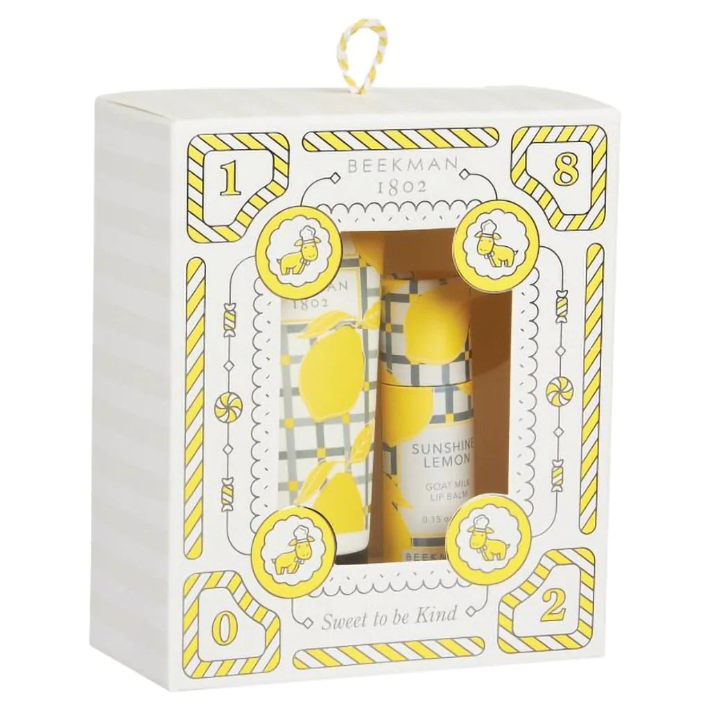 BEEKMAN 1802 Sunshine Lemon Hand Cream & Lip Balm