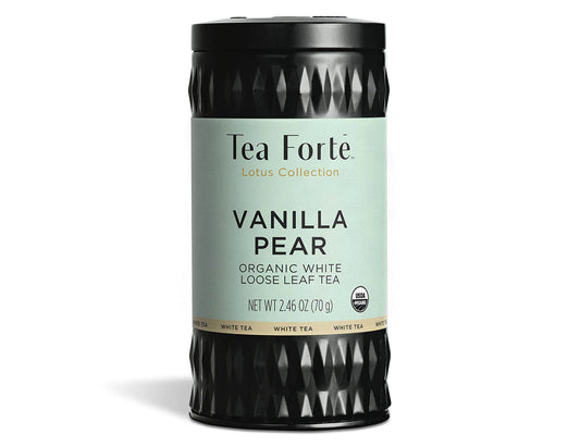 TEA FORTE LOOSE LEAF TEA CANISTERS VANILLA PEAR TEA