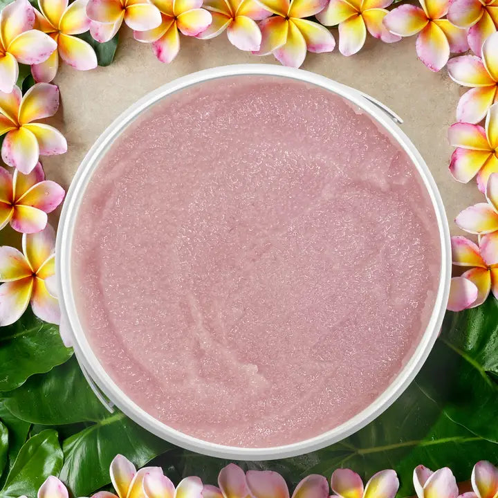 Hey, Babe Emulsified Sugar Scrub - Hawaiian Plumeria -