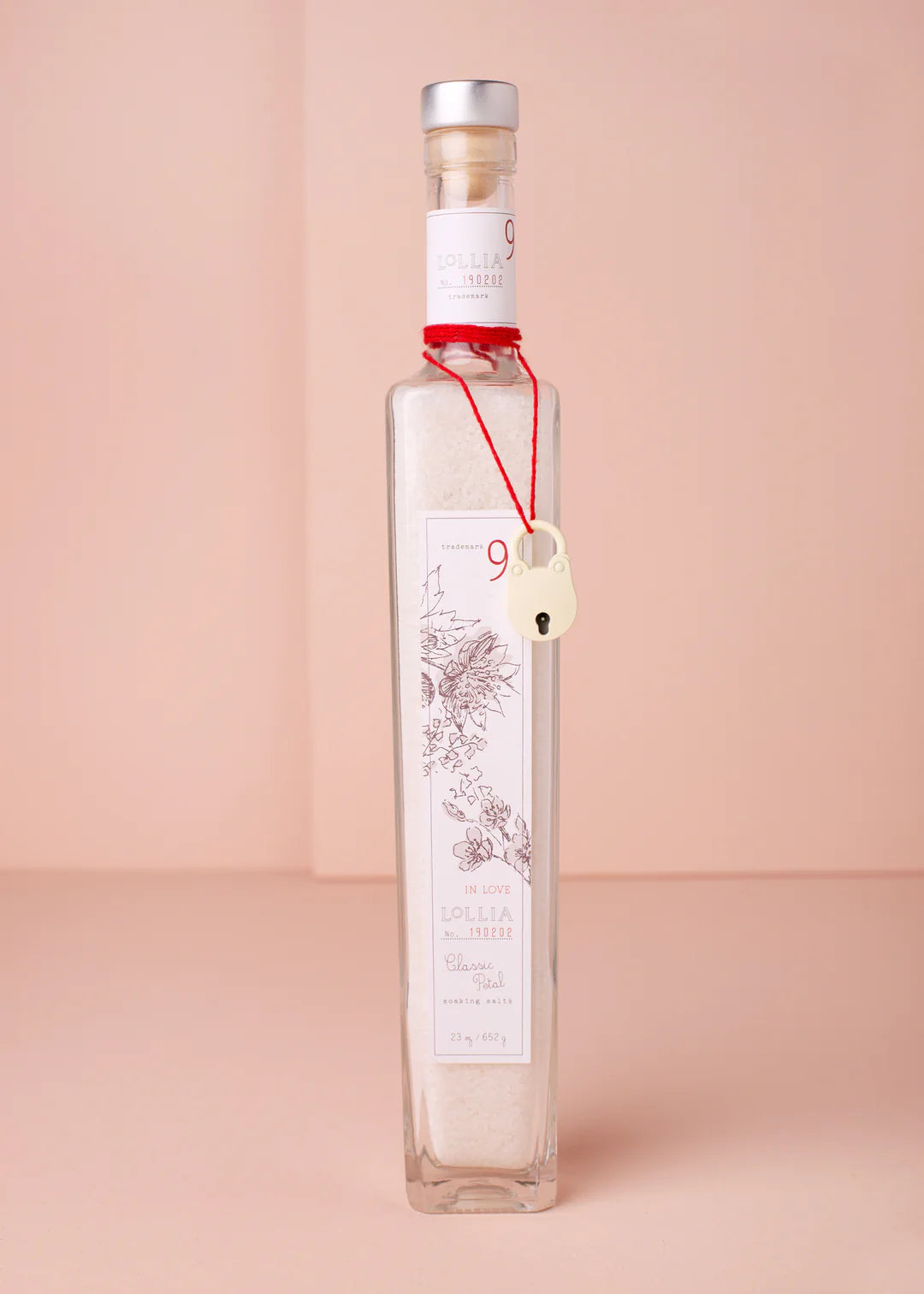 Margot Elena's "In Love" bath salts are part of her beautifully curated luxury bath and body collections. front