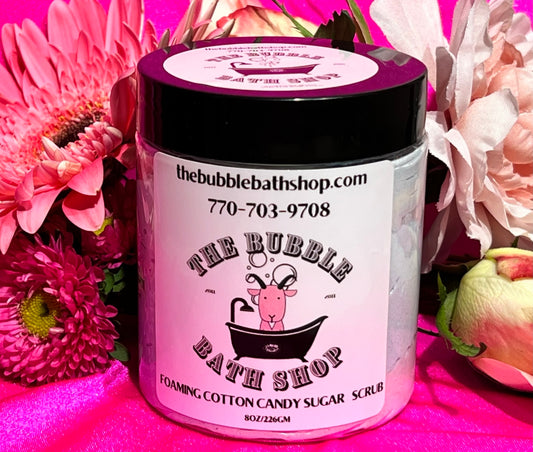 COTTON CANDY FOAMING SUGAR SCRUB 08 OZ