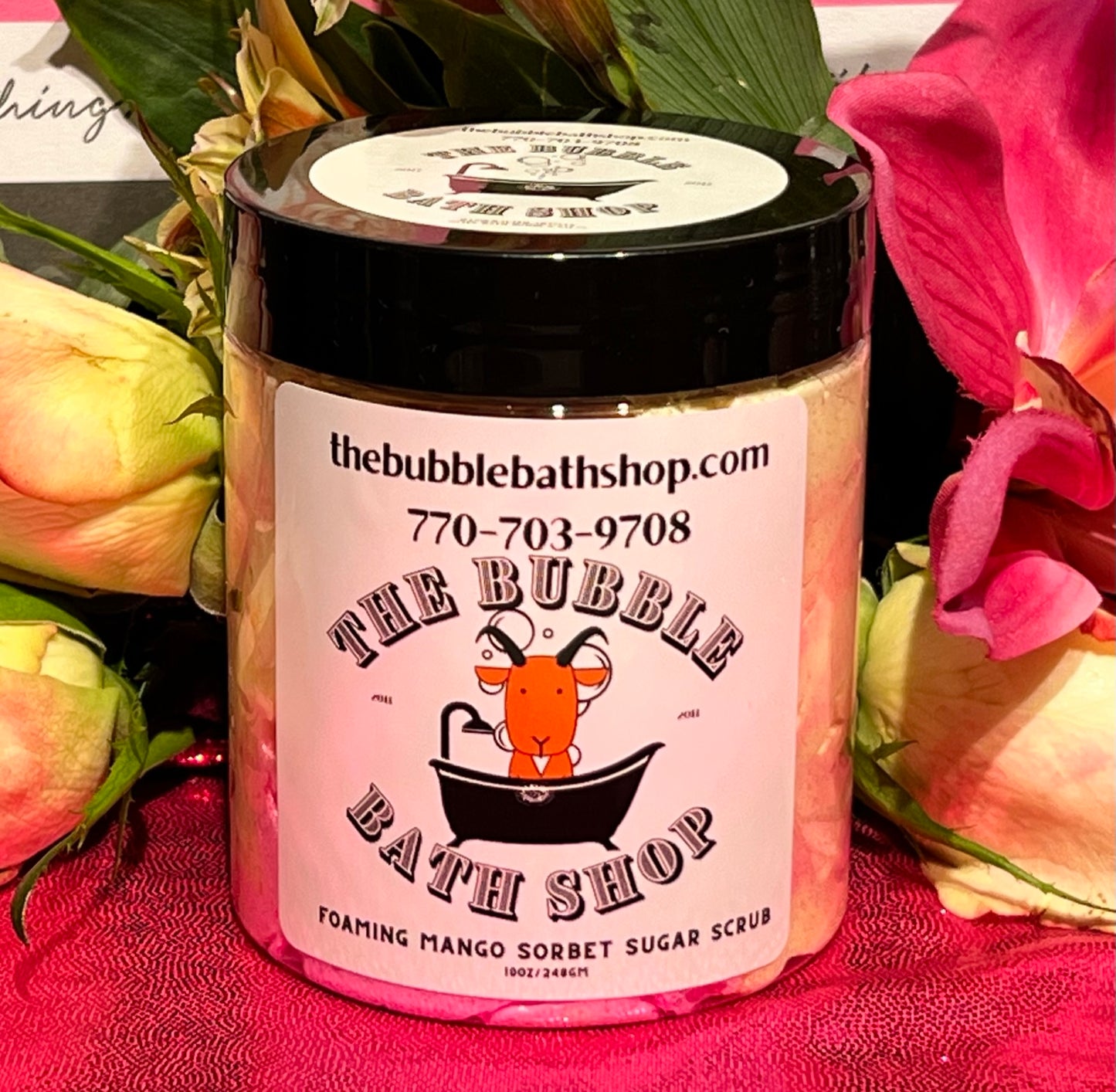 MANGO PAPAYA FOAMING SUGAR SCRUB 08 OZ