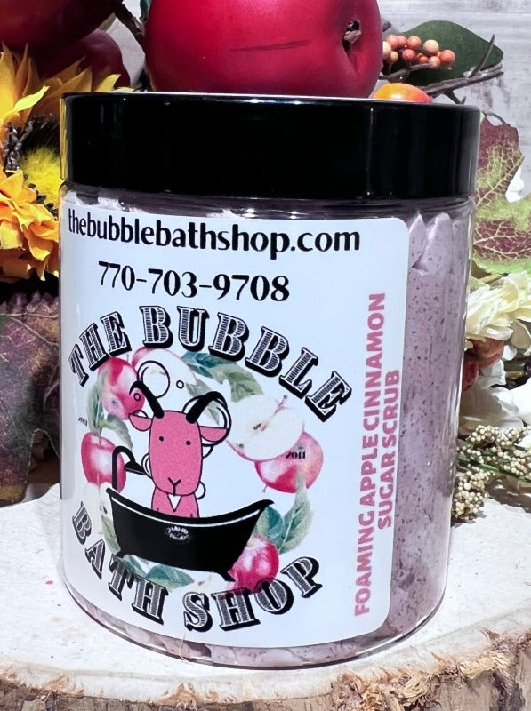 APPLE CINNAMON FOAMING SUGAR SCRUB