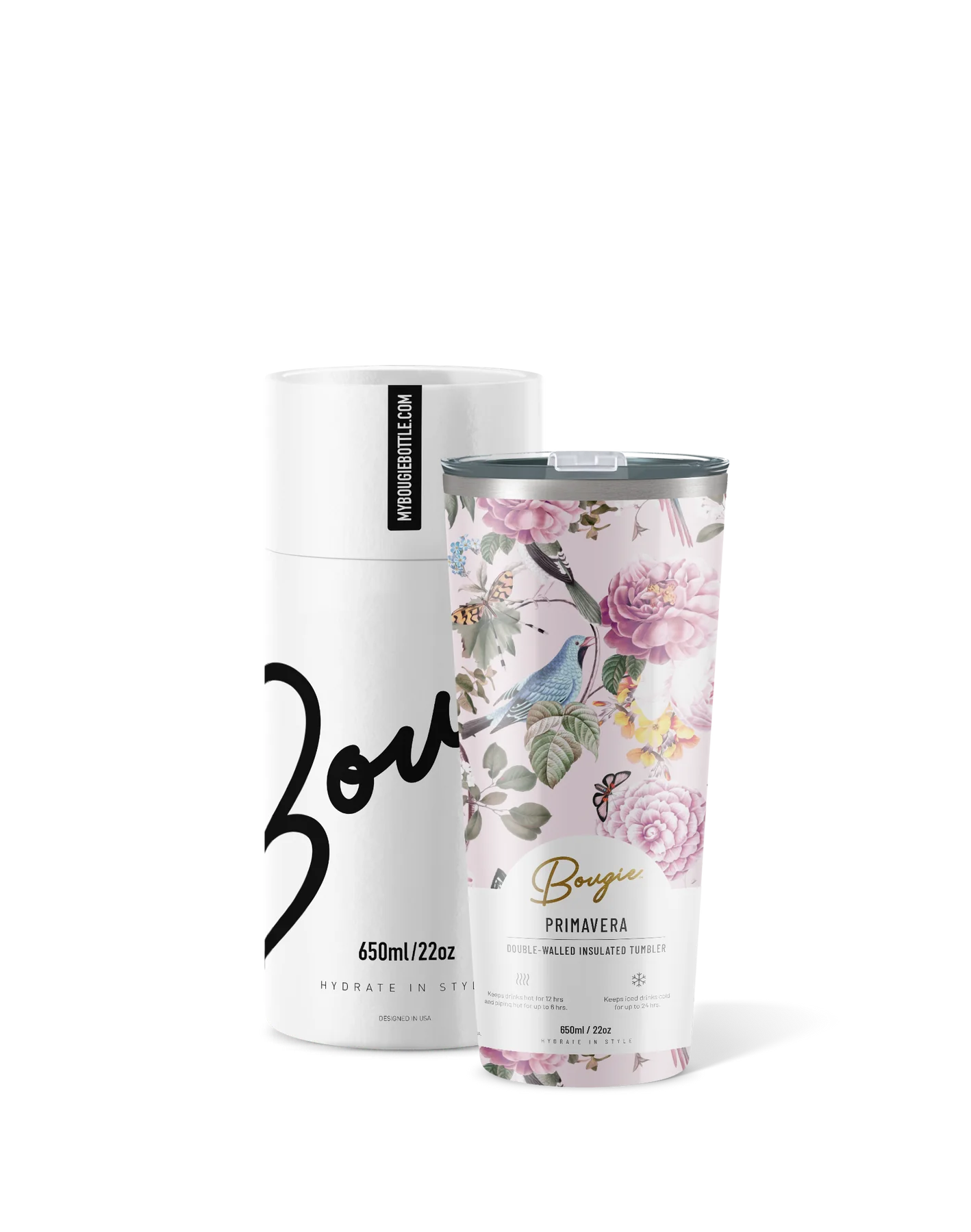 Bougie Bottel Insulated Tumbler 22oz Primavera