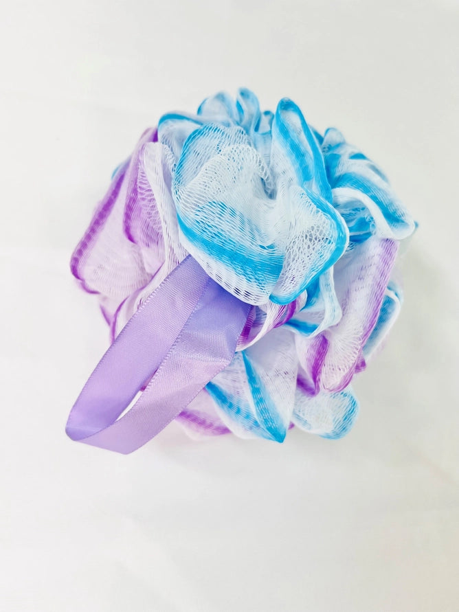 Loofah Blue/Purple Puff
