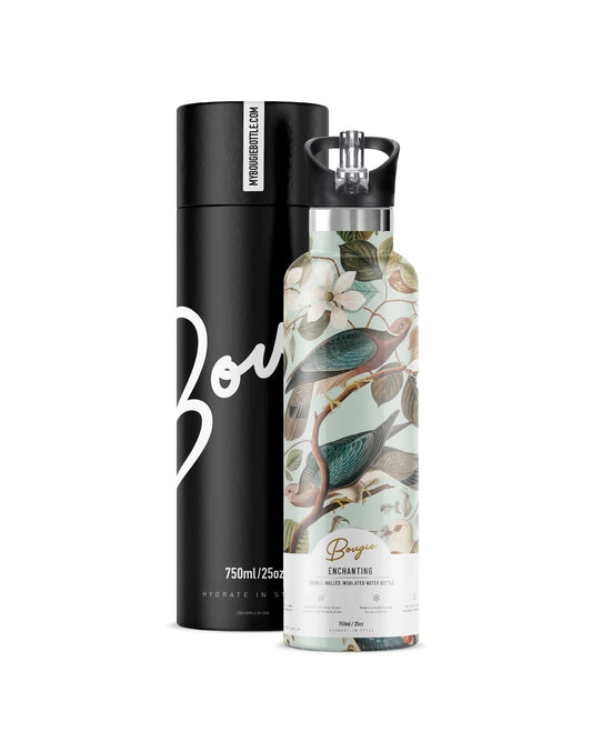 Bougie Bottle Insulated Enchanting Water Bottle 25oz
