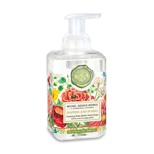 MICHEL DESIGN WORKS POPPIES & POSIES FOAMING HAND SOAP