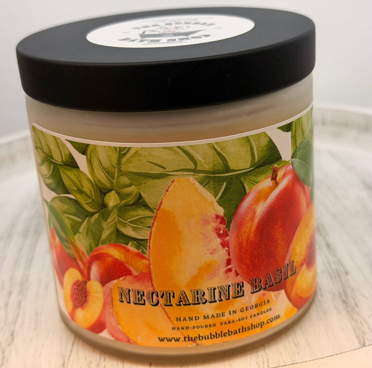BASIL & NECTARINE PARA-SOY CANDLE