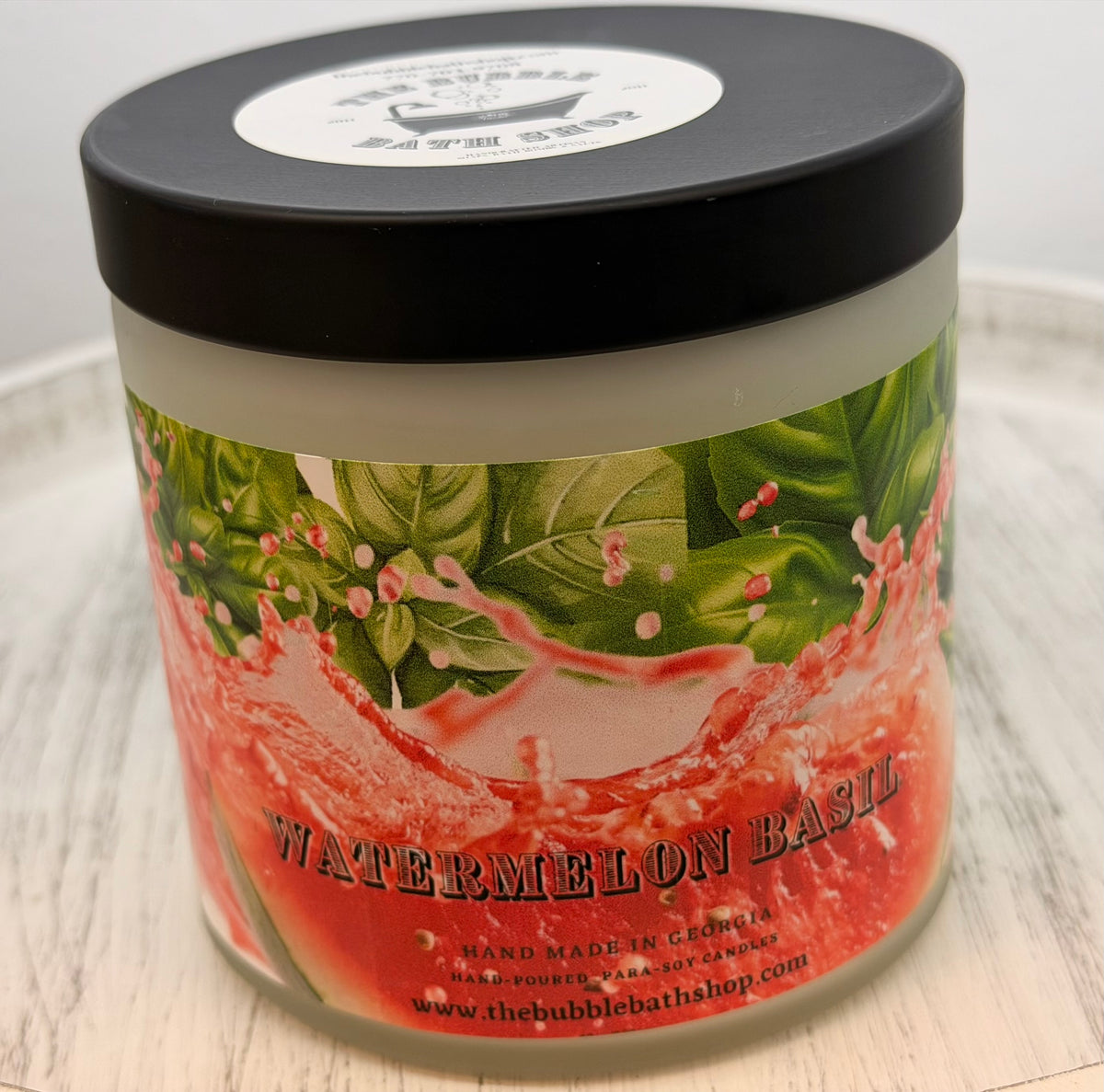 WATERMELON BASIL PARA-SOY CANDLE