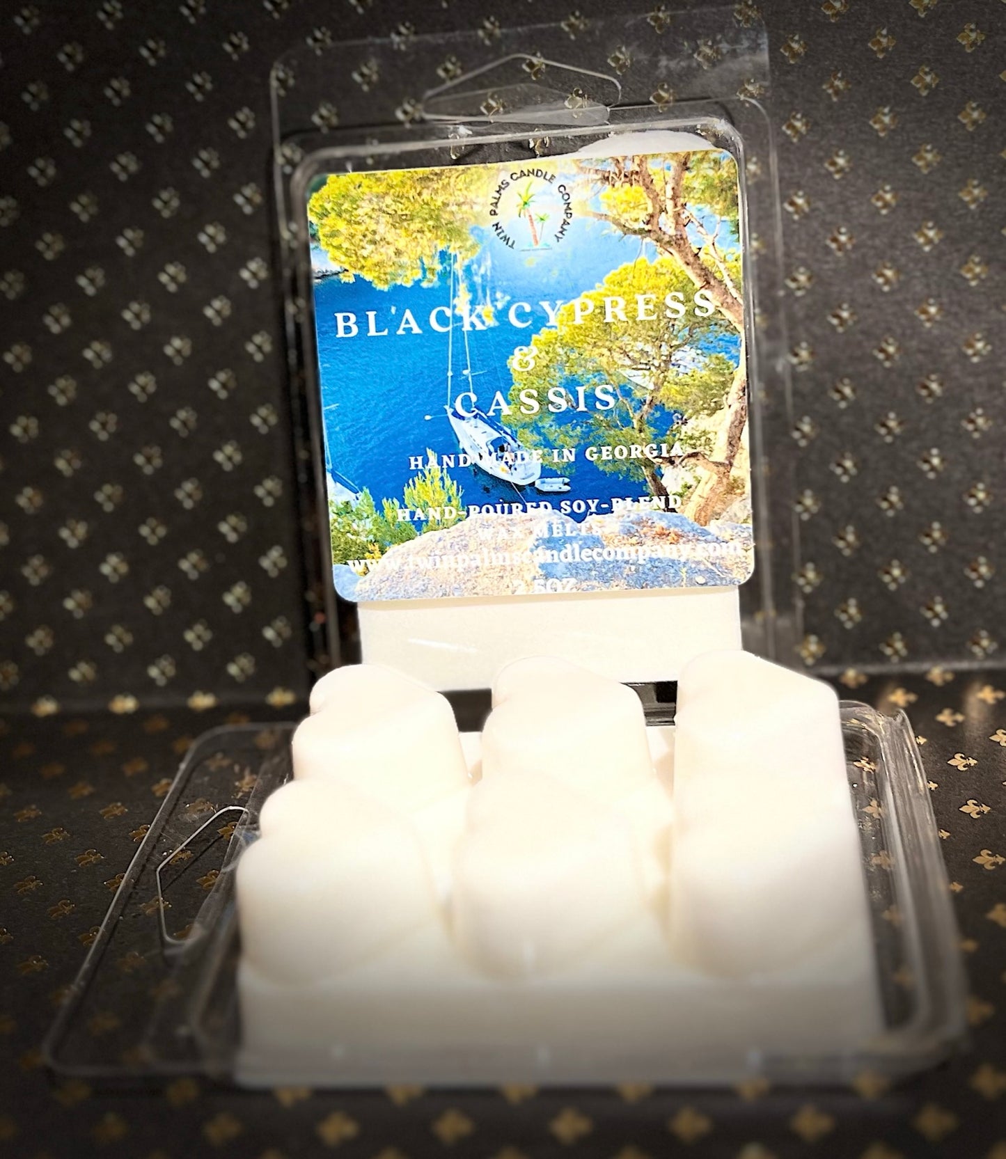 BLACK CYPRESS & CASSIS WAX MELT
