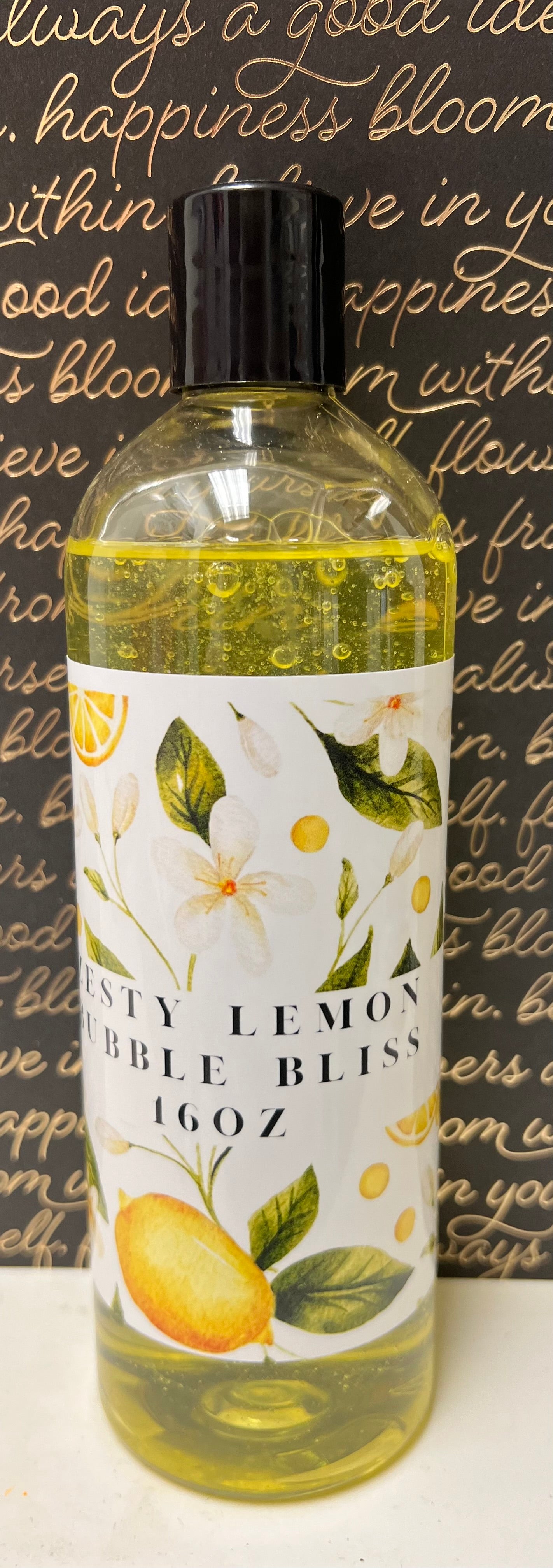 ZESTY LEMON  BLISS BUBBLE BATH 16OZ