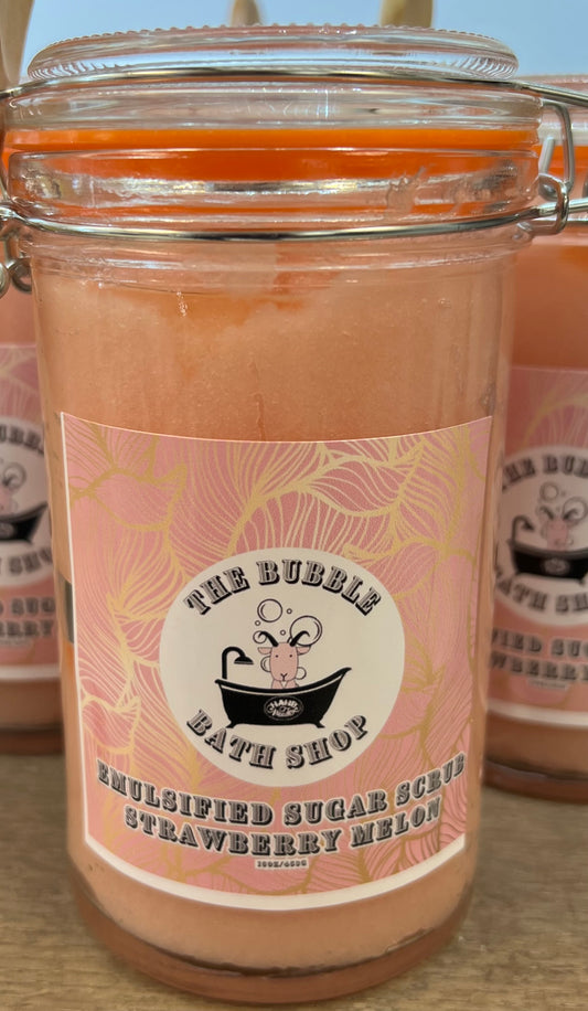 Hey, Babe Emulsified Sugar Scrub - Strawberry Melon -
