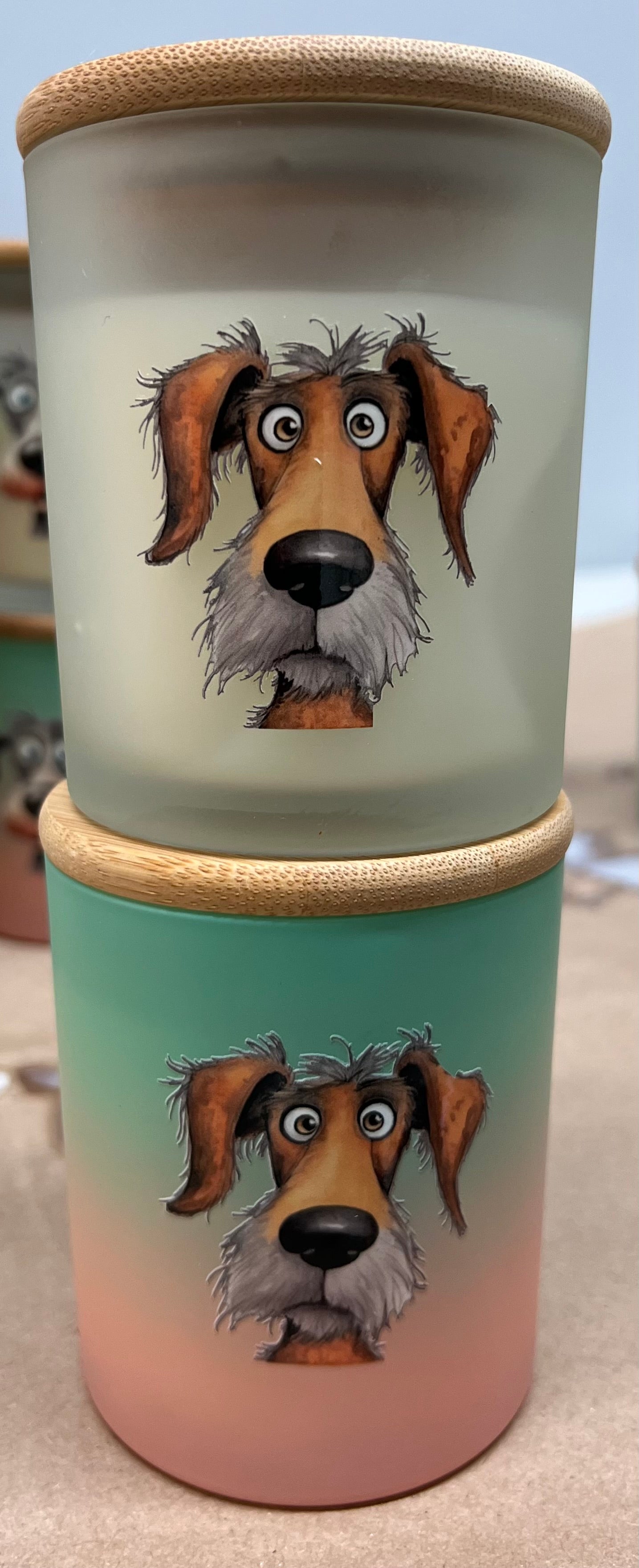 THE DOG SERIES CANDLE WITH VOLCANO SCENT