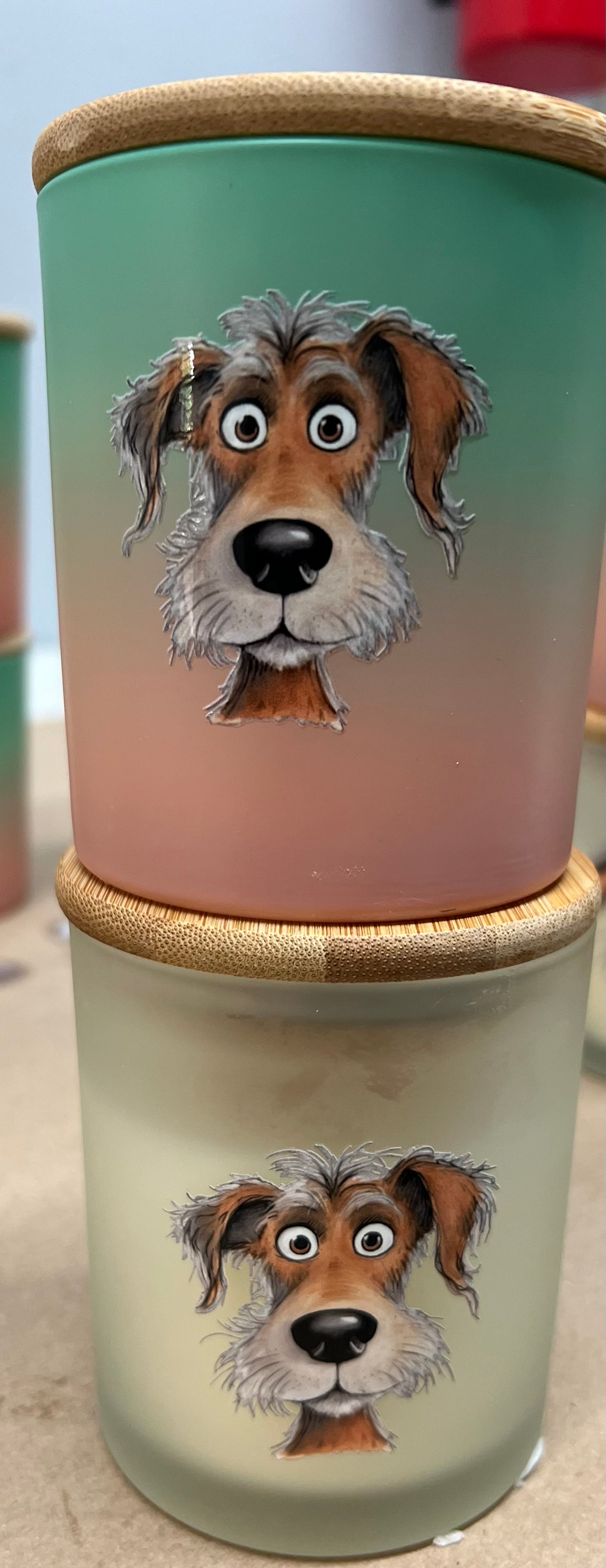 THE DOG SERIES CANDLE WITH VOLCANO SCENT