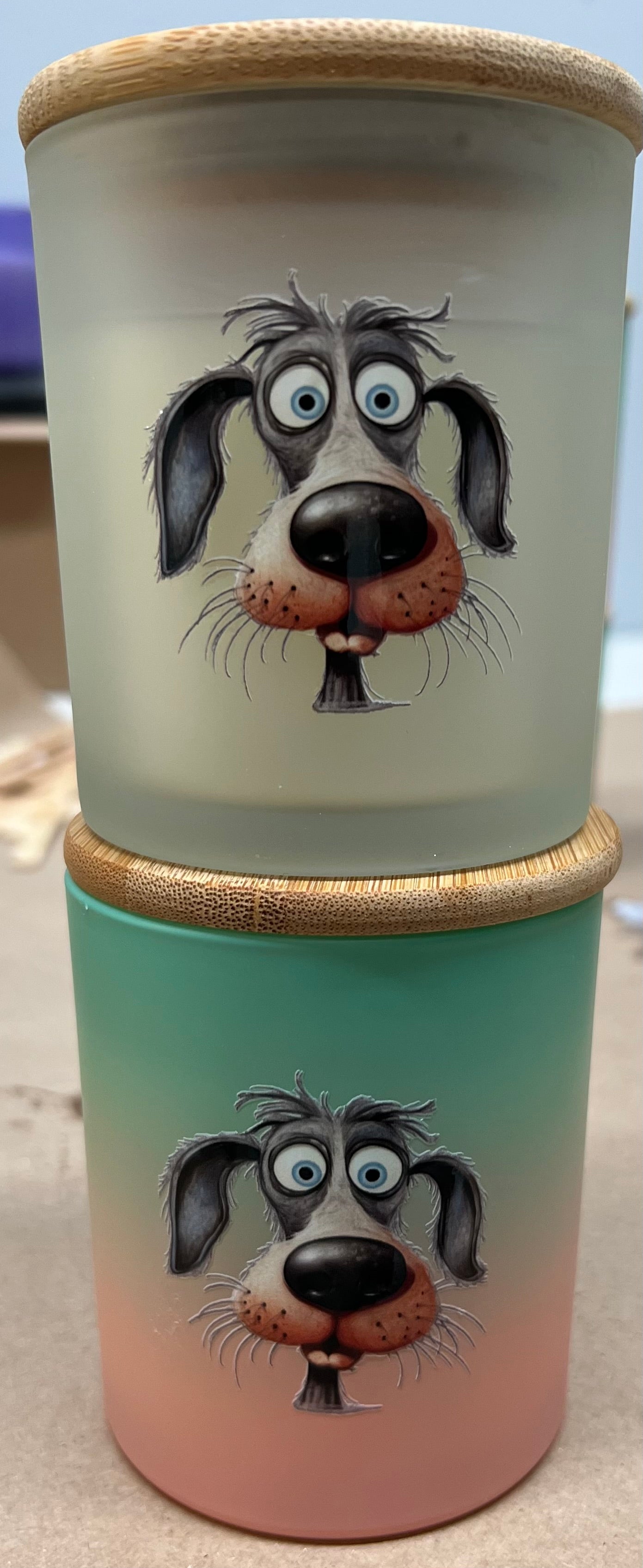 THE DOG SERIES CANDLE WITH VOLCANO SCENT