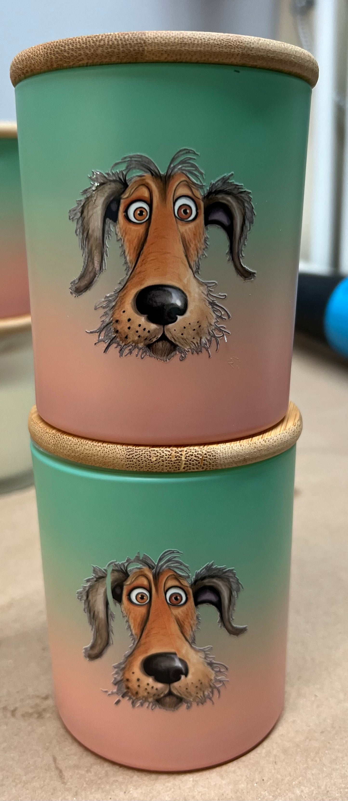 THE DOG SERIES CANDLE WITH VOLCANO SCENT