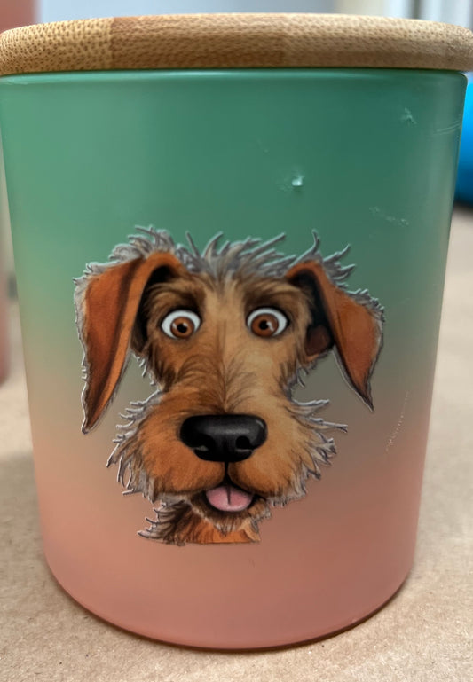 THE DOG SERIES CANDLE WITH VOLCANO SCENT