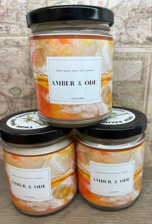 AMBER & OUD CANDLE